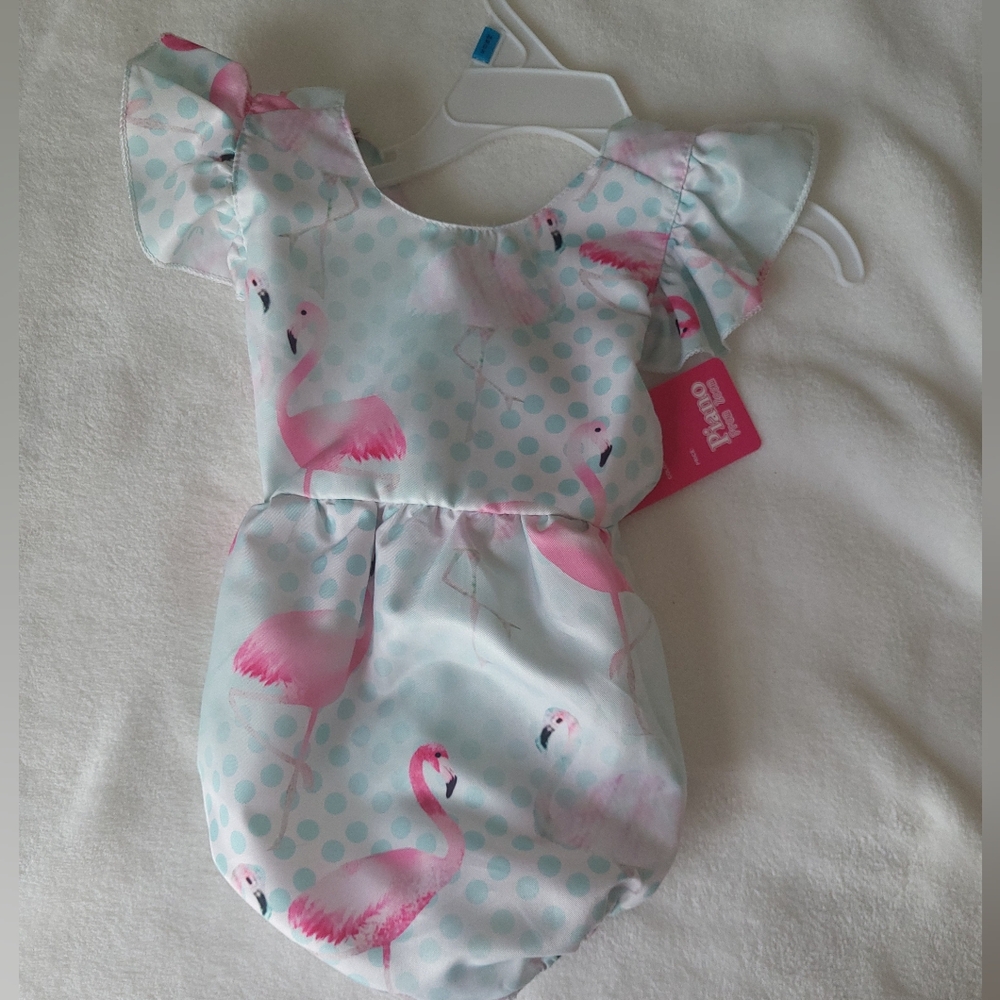 Flamingo Bubble Romper